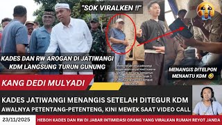 Download Lagu KDM DIMINTA PECAT KADES AROGAN‼️KEMARIN SONGONG, SEKARANG NANGIS MINTA MAAF DI DEPAN MENANTU KDM. MP3