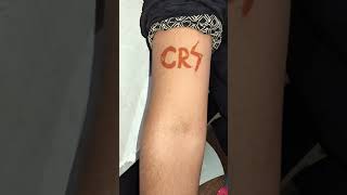 "CR7 fans feel it… 🔥"#mehndiartist #hennareels #artistgrind #growwithme #reelitfeelit