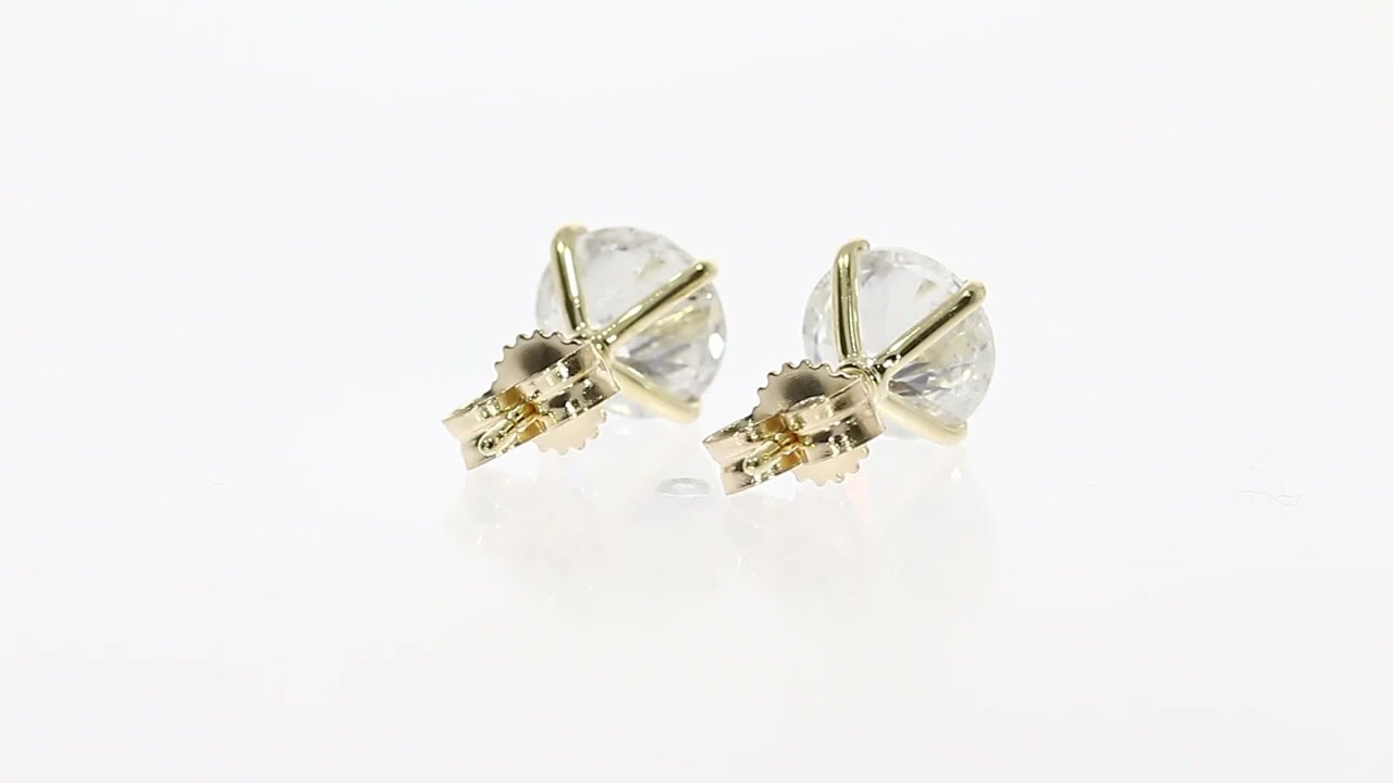 Diamond Earrings "Classic Style" by YB Soul Jewelry Company 💎 SE01016-2