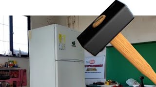 Nofrost buzdolabı parçaladık bakın içerisinden neler çıktı, buzdolabı parçaları