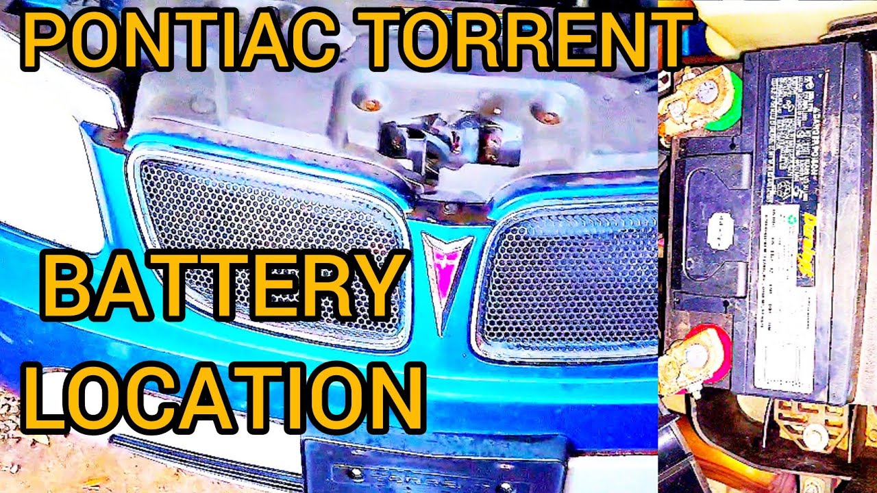 Pontiac "Torrent" Battery Location YouTube