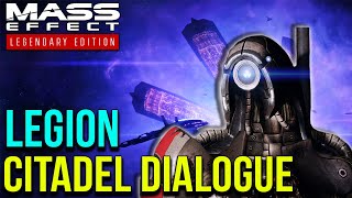 Mass Effect 2 - RARE DIALOGUE - What Happens if You Bring LEGION to the CITADEL?