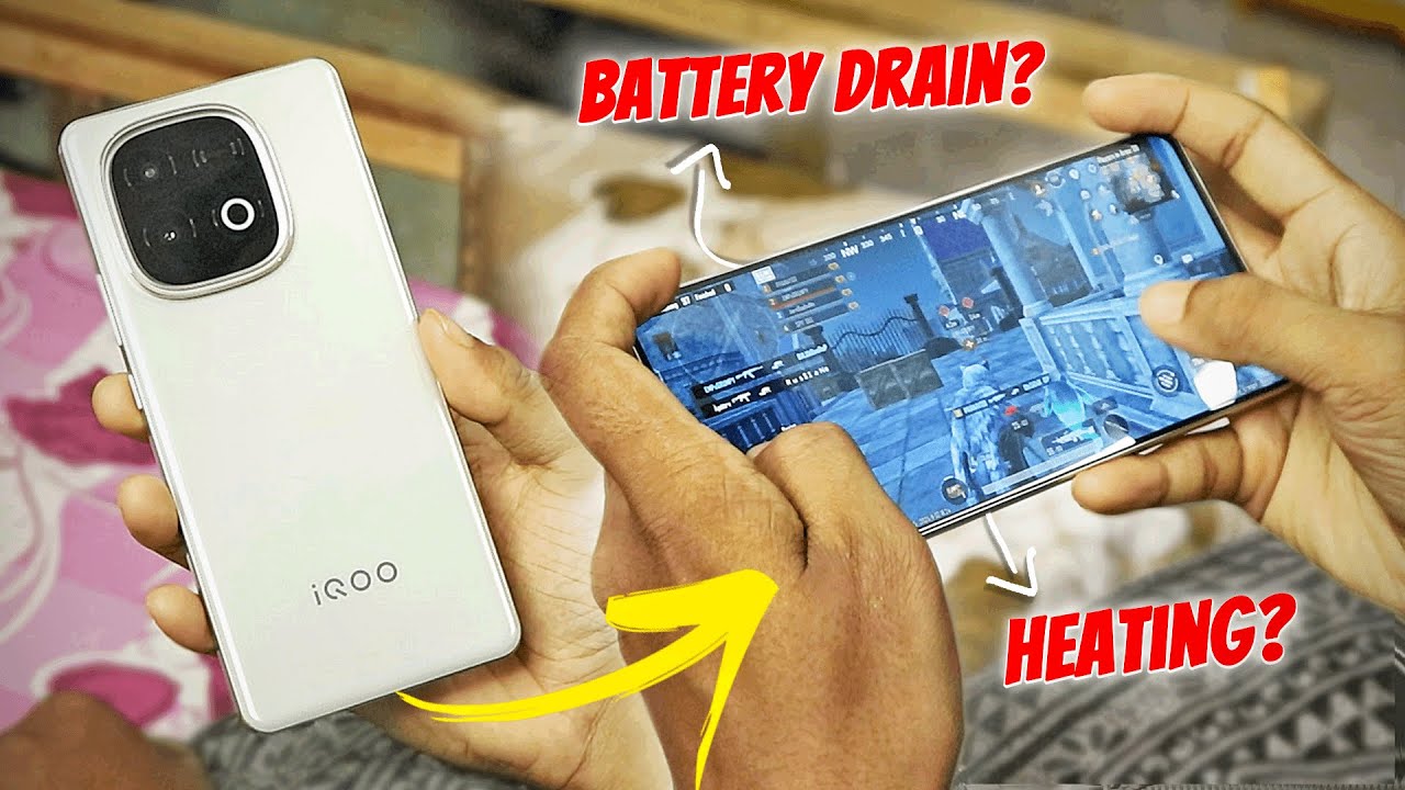 Iqoo Neo 10 ⚡ BGMI Battery Drain | FPS | Heating test !