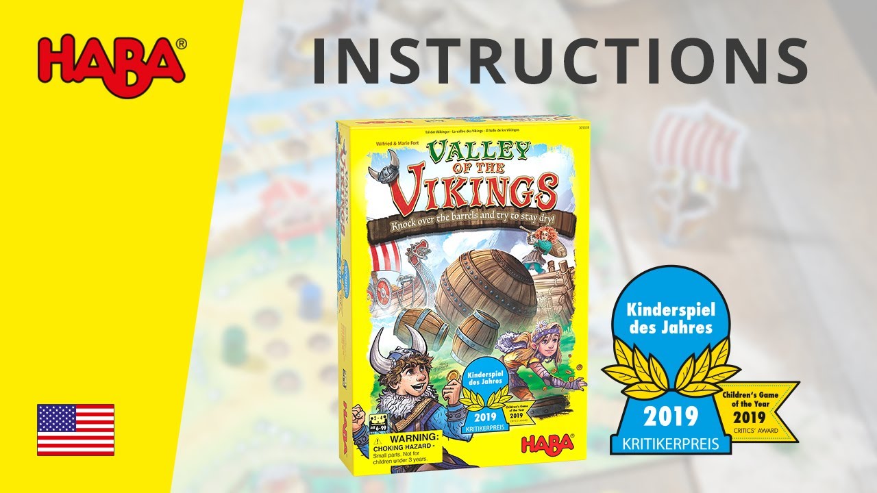 HABA Valley of the Vikings (Rules) Kinderspiel des Jahres 2019 YouTube