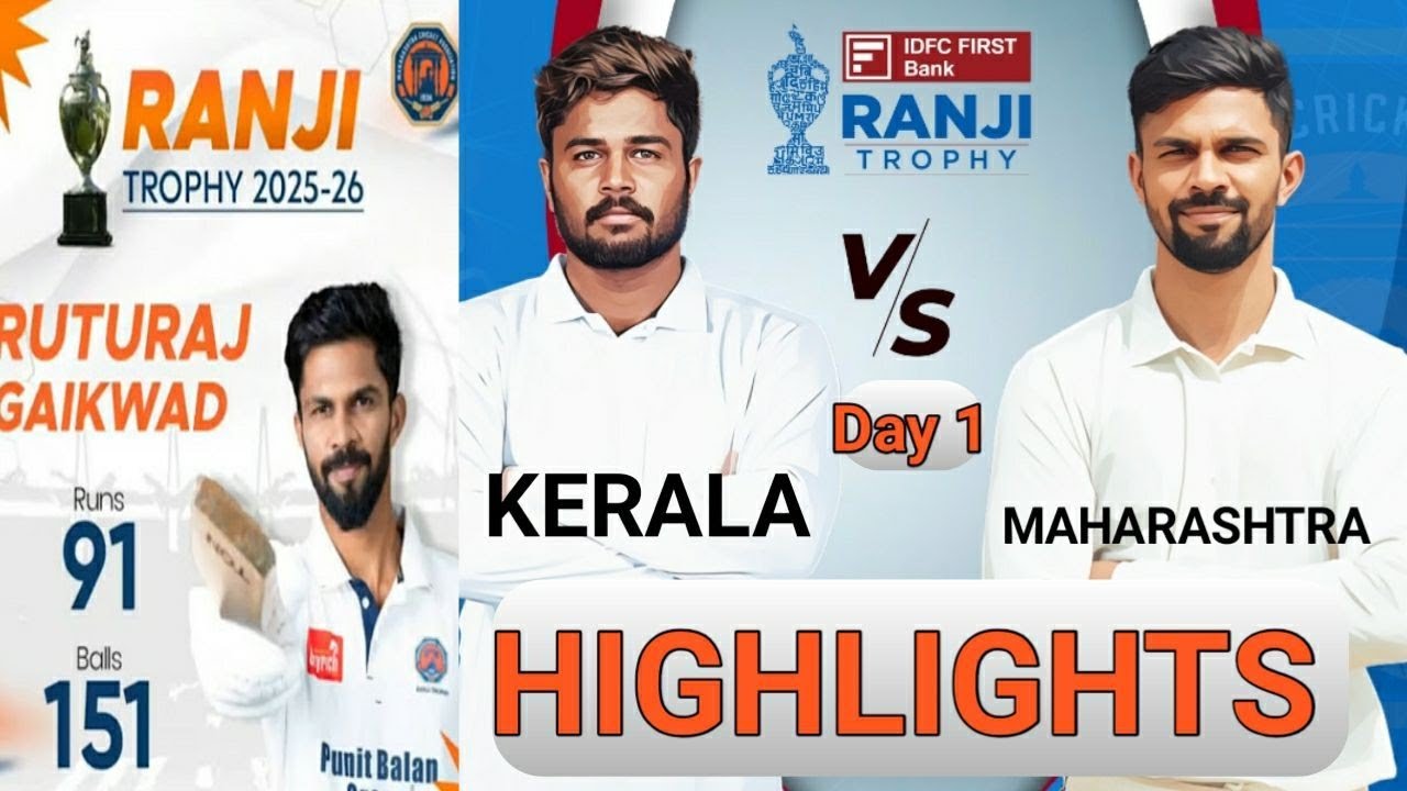 Ranji trophy Kerala vs Maharashtra match review । Ranji match full match analysis day 1 ।