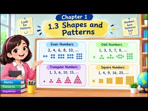 Visualising Number Sequences | Class 6 Maths Chapter 1 Section 1.3 | Patterns in Mathematics