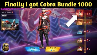 I GOT COBRA BUNDLE IN FREE FIRE 😍 | Cobra Bundle Return Spin
