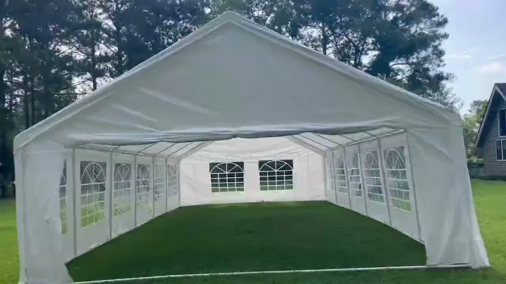 COBIZI 20x40 Heavy Duty Waterproof Party Tent, Beautiful, High Quality, and Easy To Set Up!
