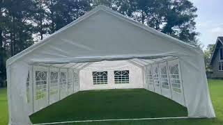 COBIZI 20x40 Heavy Duty Waterproof Party Tent, Beautiful, High Quality, and Easy To Set Up!