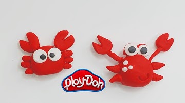Play doh crabs|Easy DIY crafts| mz clay crafter