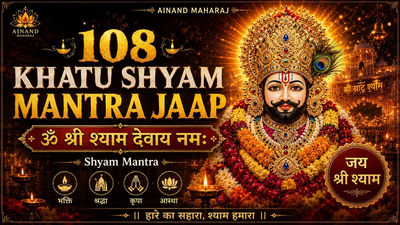१०८ खाटू श्याम मंत्र जाप — खाटू श्याम 1 घंटा जप