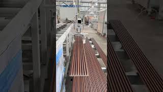 Wall panel in producing📦#wallpanel #buildingmaterials #pvcpanel #wpc #interiordecor