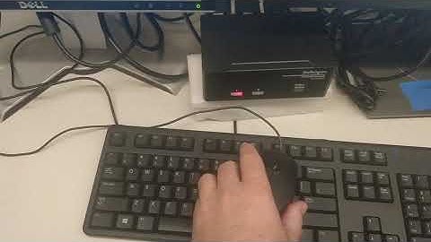 KVM Dual Monitor Switch