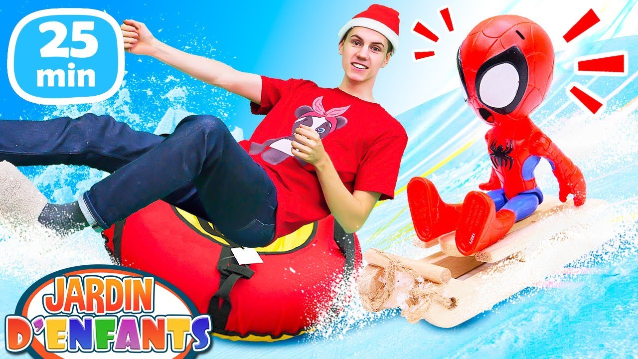 🎁 Déballage des cadeaux de Noël avec Spider-Man et les Pyjamasques. Jeux avec jouets pour enfants.