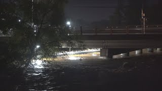 Waters rise and streets close in Wilkes County, leaving one woman stranded
