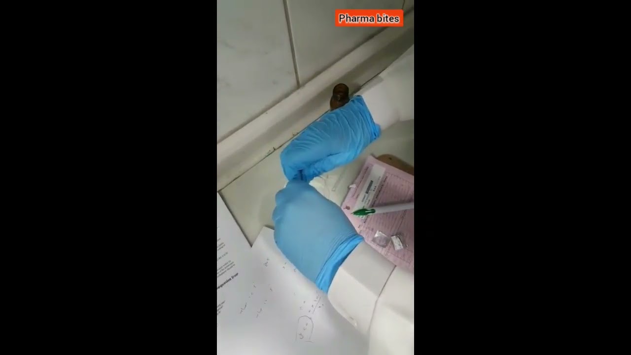 Preparation of TAMIFLU for oral suspension - YouTube