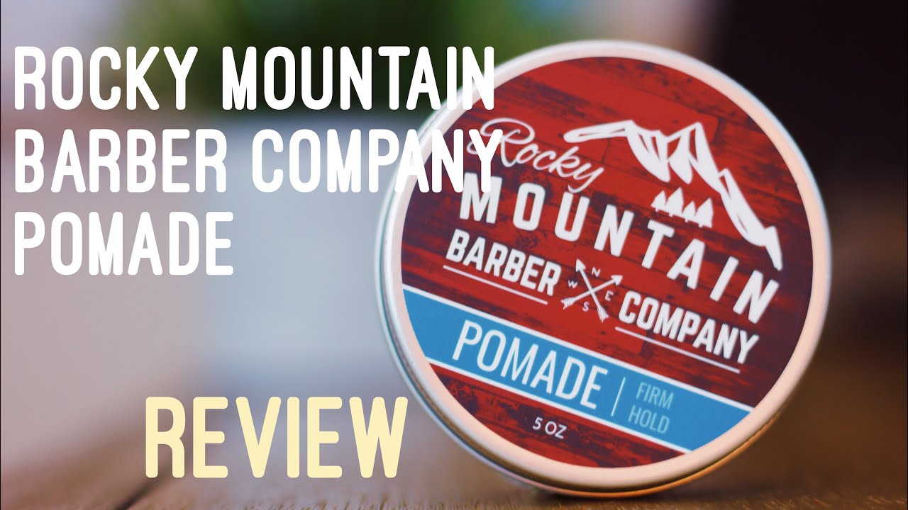 ROCKY MOUNTAIN BARBER COMPANY POMADE REVIEW YouTube
