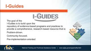 The Model Programs Guide Juvenile Reentry Programs Implementation Guide