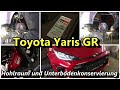 Toyota Yaris GR - Unterbodenschutz mit Seilfett