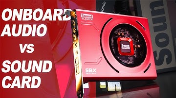 Do You NEED a Sound Card? -- Creative Sound Blaster Z SE