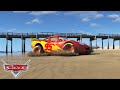 Cars 3 | Een trein op het strand met Cruz | Disney NL