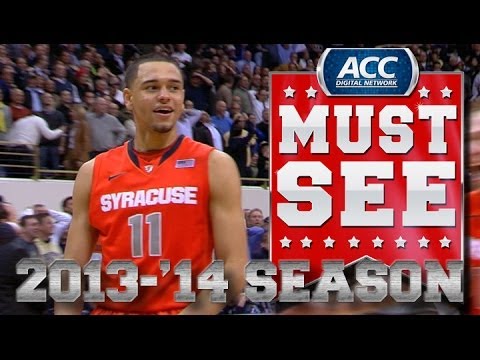 Syracuse&#039;s Tyler Ennis Hits Miracle Buzzer Beater | ACC Must See Moment of the Year Candidate