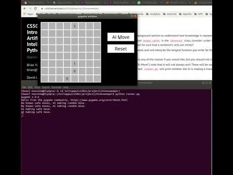 CS50AI Project 1 Minesweeper