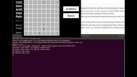 CS50AI Project 1 Minesweeper