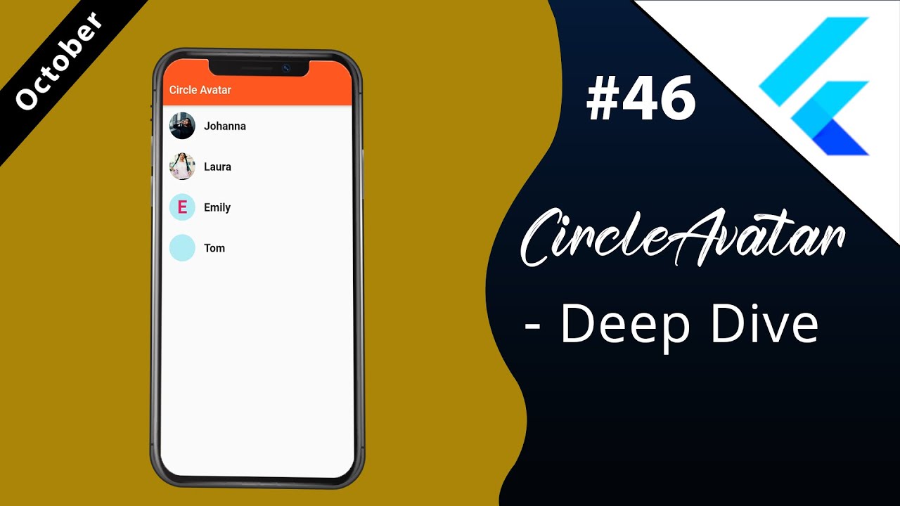 Flutter Tutorial - Flutter Circle Avatar - YouTube