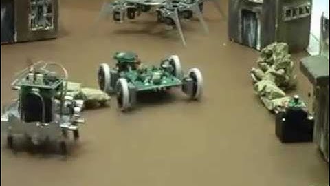 Permainan Perang Robot dengan menggunakan infrared (Delta Robo War)