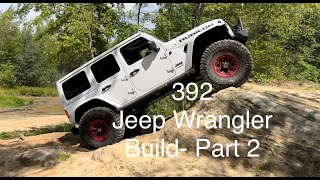 392 Jeep Wrangler Rubicon Build Series- Part 2 at Southington Off-road Park- Leemen Upfit