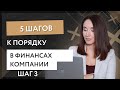 Финансы и порядок | 5 шагов к порядку в финансах компании | Шаг 3