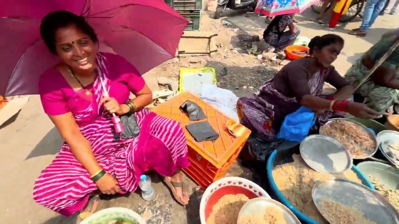 गावातल्या बाजारत गावकी चा मावरा ❤️‍🔥🦐🦀