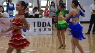 1050904體育盃錦標賽國小高年級單人拉丁決賽 捷舞第二名