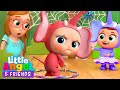 10 Little Elephants Song | Little Angel And Friends Fun Educational Songs