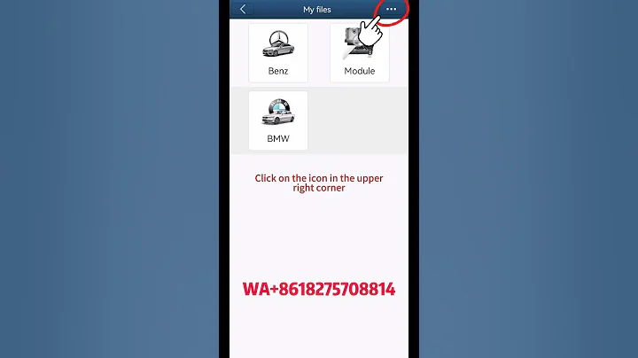 How to Export Files from Yanhua ACDP Andriod APP