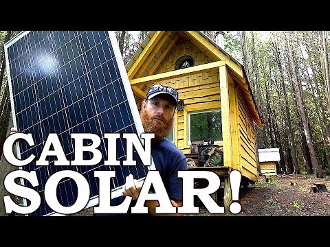 solar-power-at-the-cabin-(off-grid!)-|-cabin-wildlife,-deer-archery-season-prep