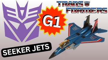 TRANSFORMERS G1 Decepticon SEEKER JETS from 1984 & 1985!! Unveiling the original six MIGHTY warriors