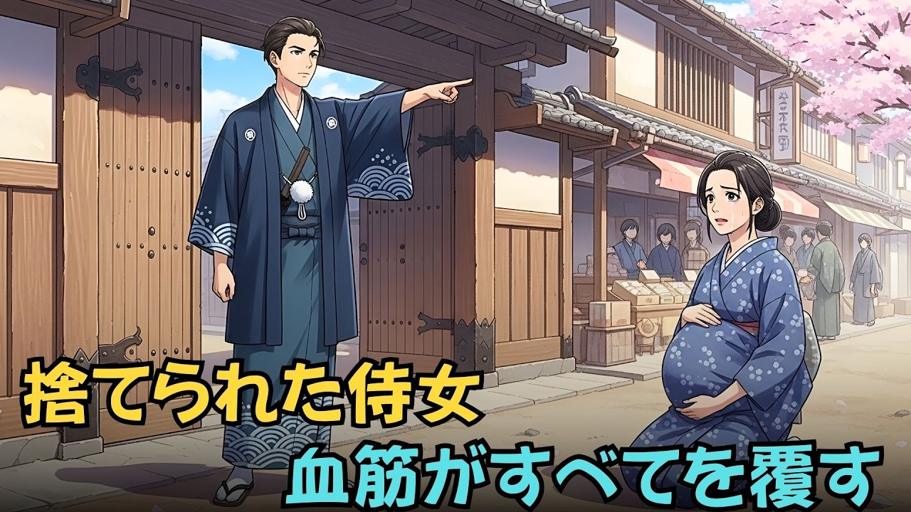 御曹司の子を宿した下女は追い出された――だが真実が明かされた日、誰も顔を上げられなかった【日本昔話】