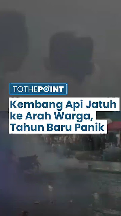Detik-detik Kepanikan Malam Tahun Baru di Sambas, Kembang Api Jatuh ke Arah Warga hingga 4 Terdampak