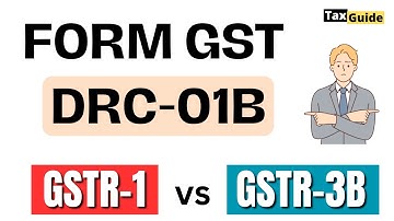 GST DRC-01B | Intimation in FORM DRC-01B | Difference in GSTR1 & GSTR 3B | Rule 88C | DRC-01B Notice