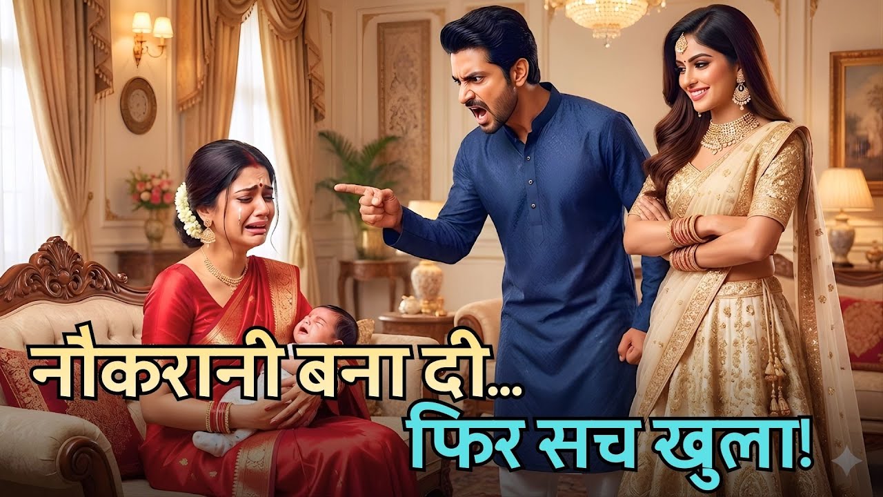 उसने पत्नी को नौकरों के कमरे में भेजा… तभी ससुर का फोन आया और सब बदल गया!