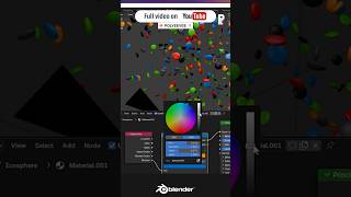 Blender Tutorial - Random Colors with Particle System #blender #tutorial #polyeevee
