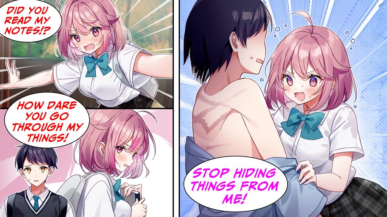 [Manga Dub] After finding out the pretty girl's secret, we became close. One day she saw my scars...