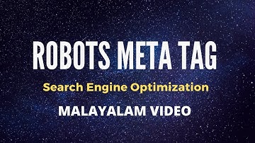Robots Meta Tags What is It Explained in Malayalam