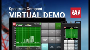 Ready for your next RF analysis? SAF Spectrum Compact Virtual UI Demo Walkthrough