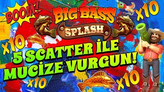 Big BASS SPLASH | 5 SCATTER BİG WİN #bigbasssplash #slotoyunlari #bigbassbonanza