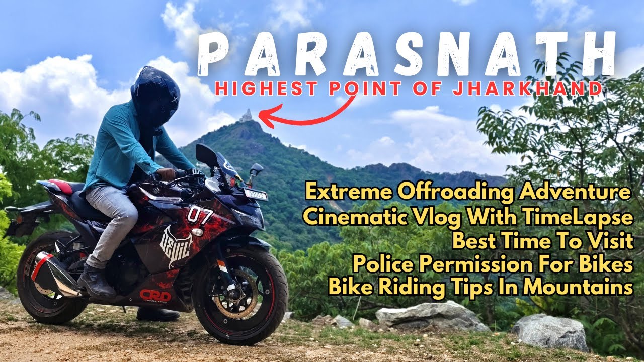 Bike Ride To Jharkhand's Highest Point | Parasnath Hills #dmy #motovlog