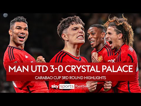 Casemiro stars in dominant display! | Man United 3-0 Crystal Palace | Carabao Cup Highlights