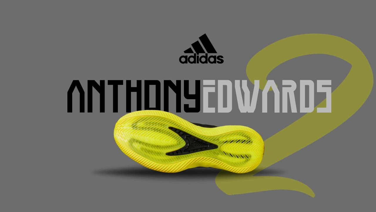 Кроссовки Adidas Anthony Edwards 2 черно-желтые 🔥 Первый взгляд и подробности